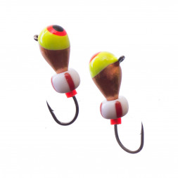 Мормышка вольфрамовая Lumicom Капля с ушком покраска блистер 1шт 4,0, #322