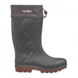 Сапоги Torvi ЭВА -40°C с прилитой шипованной подошвой и 4-х слойным меховым вкладышем олива р.46-47