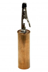 Колокольчик-гильза с металлическим зажимом 1 шт