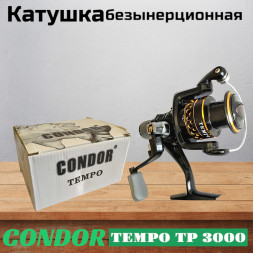 Катушка Condor TEMPO TP 3000, 6 подшипн., задний фрикцион