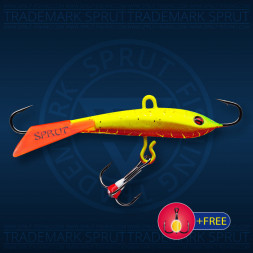 Балансир рыболовный для зимней рыбалки Sprut Tanpo №7 18г 65мм RL+тр. с ф/к